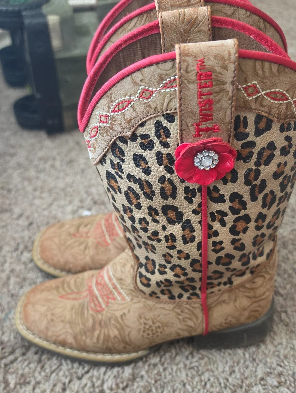 Cowgirl Boots Leopard Print